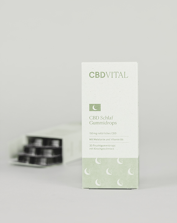 Mit CBD und 1 mg Melatonin Mit CBD und 1 mg Melatonin